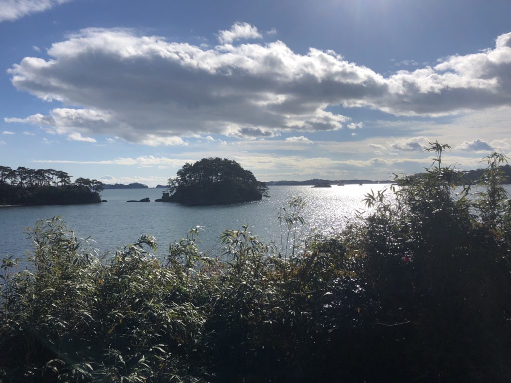 福浦島から見る松島の海