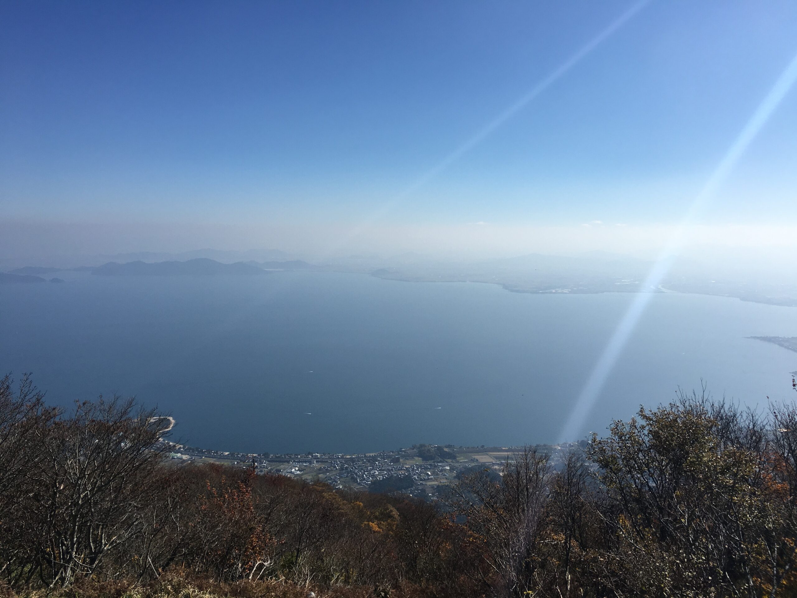 琵琶湖テラスから眺めた琵琶湖