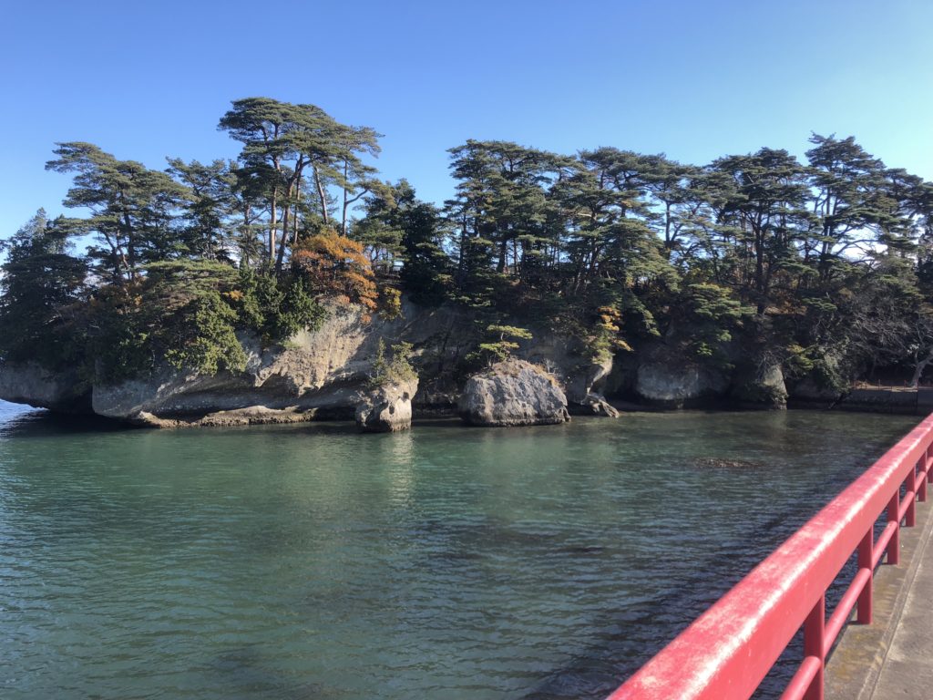  福浦橋から見る福浦島 