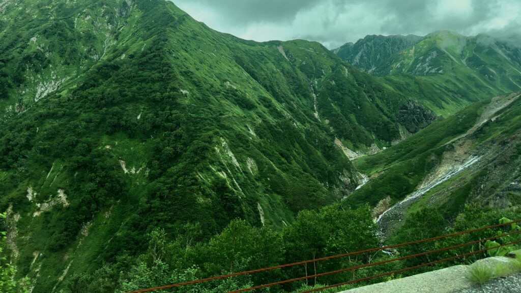 行きは左側へ座ると絶景