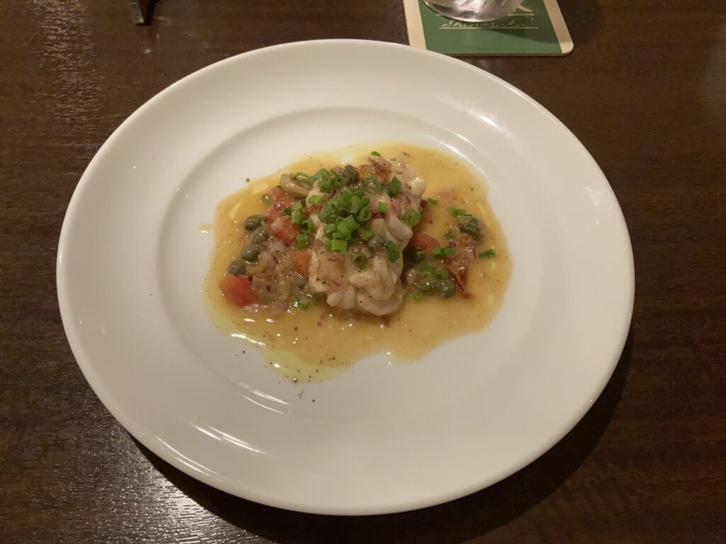 The Bar 新大阪の食事例