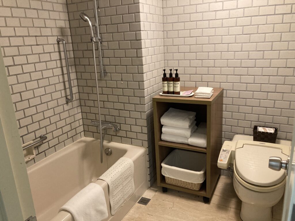 ザ・プリンス軽井沢のガーデンツインルームの部屋風呂