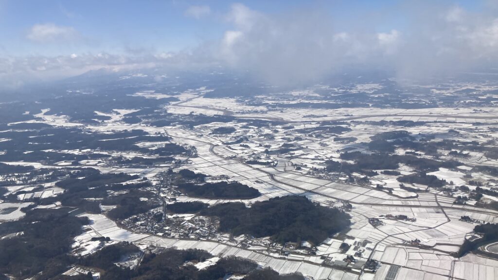 関東方面の雪