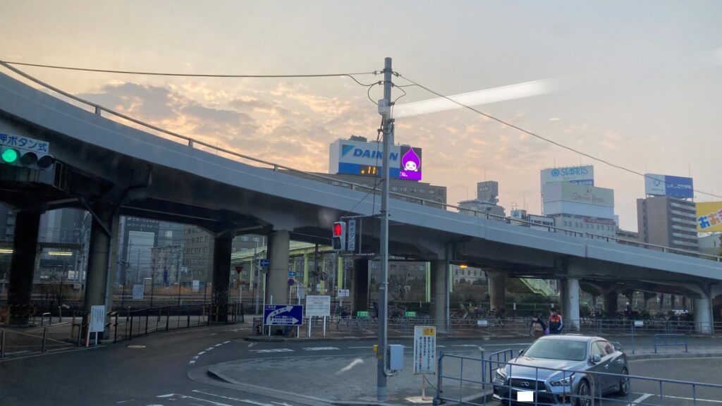 早朝の新大阪