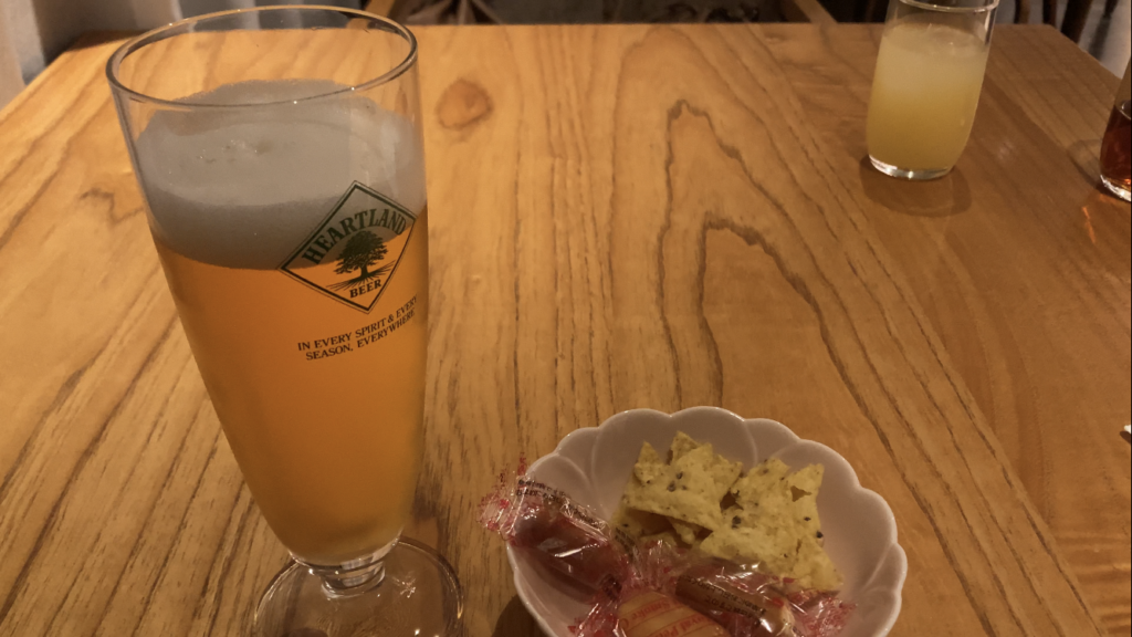 セトレグラバーズハウス長崎のビール(無料)