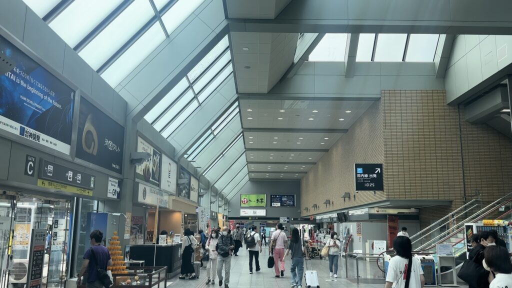 松山空港の様子