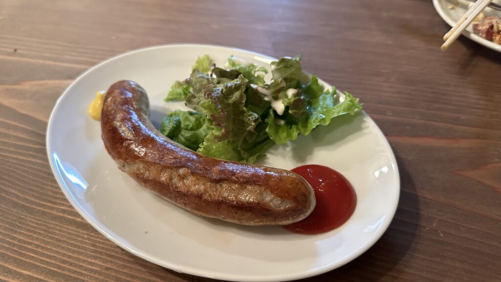 内子豚のグリルソーセージ～Grilled sausage＠ツム・シュバルツェン・カイラー
