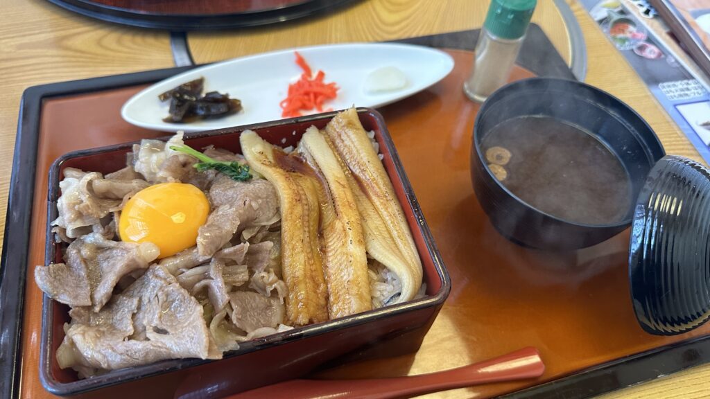淡路島特選牛丼を注文＠松葉寿司
