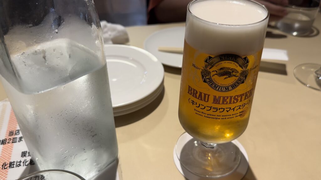 高品質なビール(ブラウマイスター)＠ひろめ市場