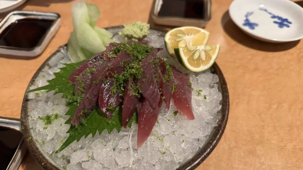 メジカの新子(別店:どんこで食べた)＠鮨処すごろく