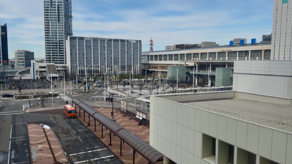 新潟駅の様子