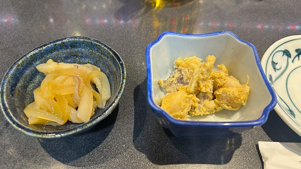 青森の郷土料理「アンコウのとも和え」