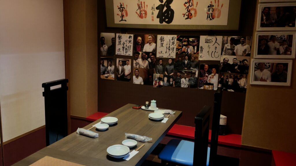 店主は著名人への顔が広い