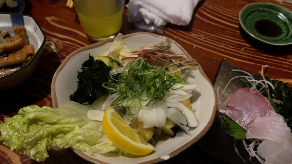 揚げ茄子のたたき風