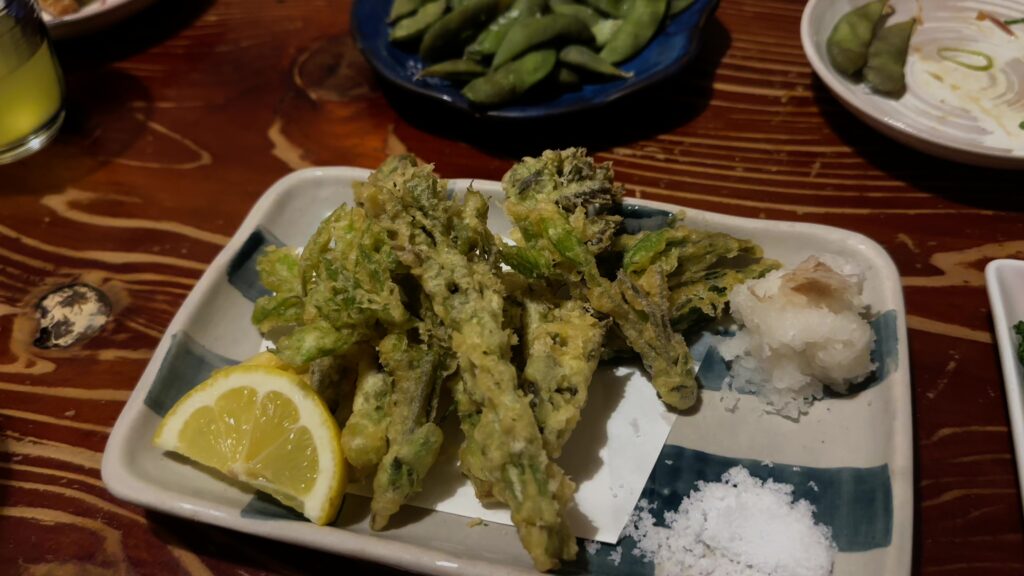 山菜の天ぷら