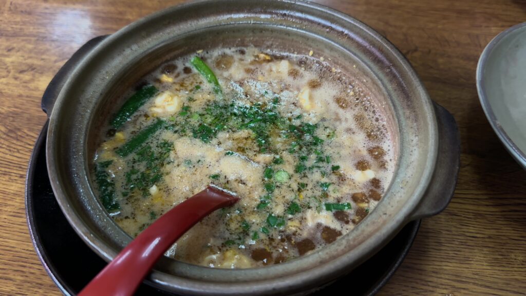 〆の雑炊が絶品